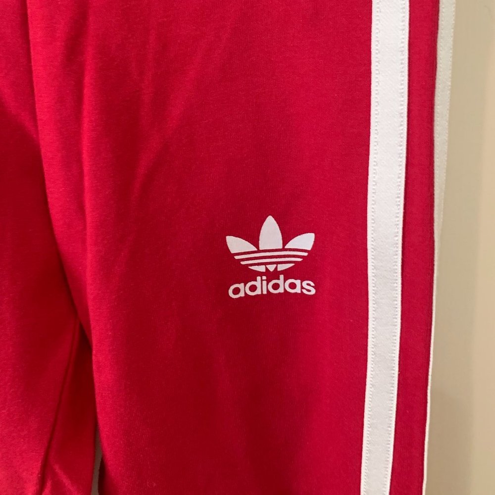 adidas Girl's Jogging Suit - Pink/White - Picture 9 of 10